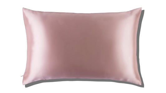 Saf İpek – Pembe Yastık Kılıfı